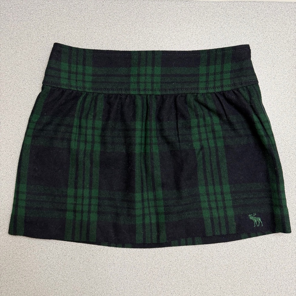 Vintage Y2K Abercrombie & Fitch 2000s Plaid Mini Skirt